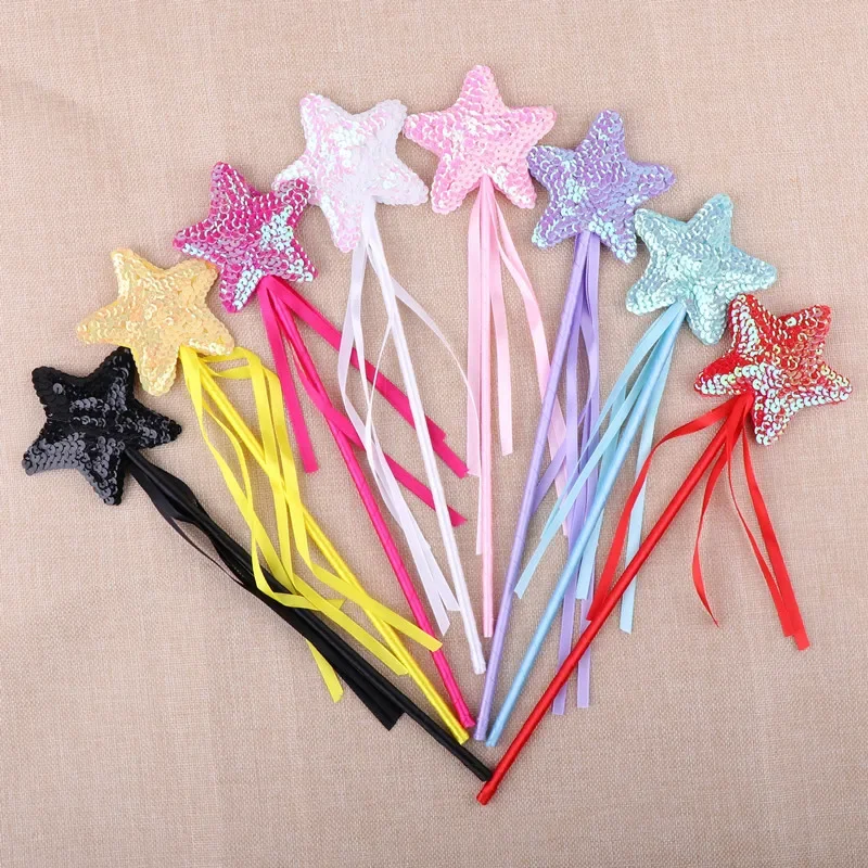 Butterfly Star Fairy Wand Magic Stick Girl Costume Props Party Princess Wedding Gift Cosplay Birthday