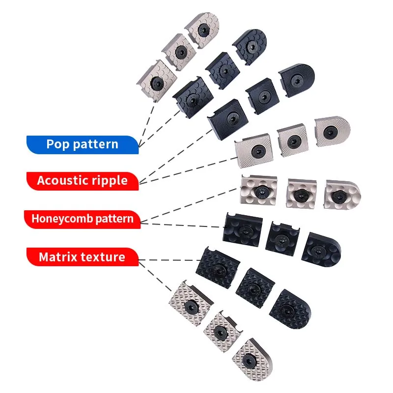 CNC Arson M-LOK 키 모드 와이어 가이드 시스템 케이블, 전술 에어소프트 레일 와이어 가이드 머신, 핸드 가드 테일 고정, 3 개/세트 