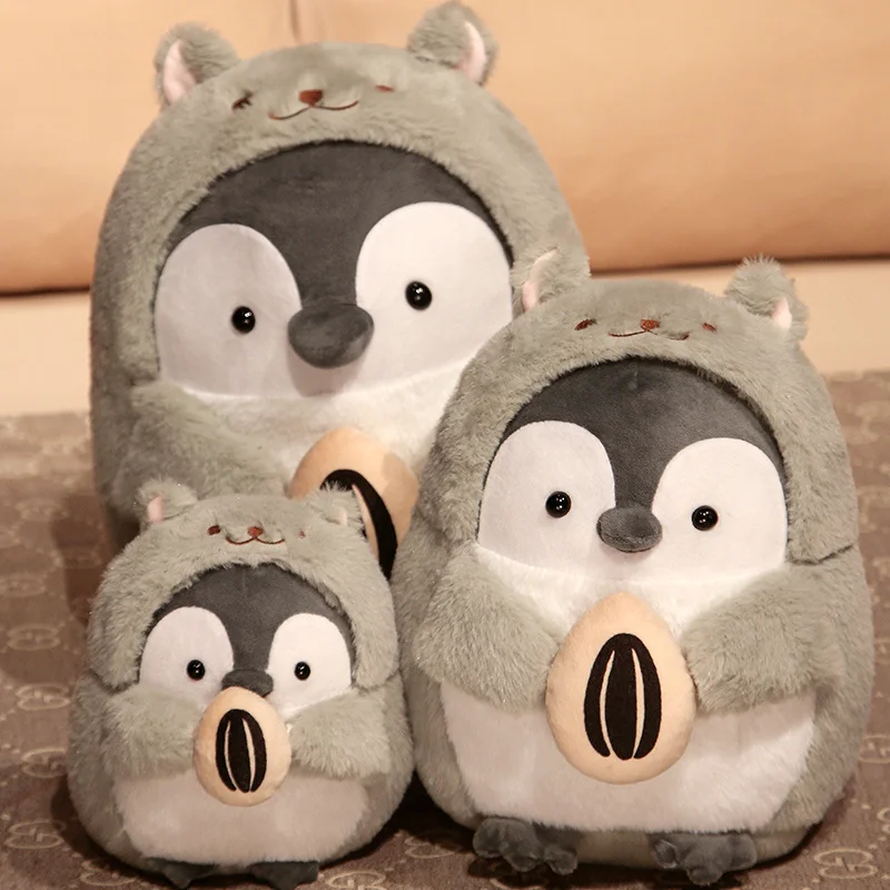 Peluche Pinguino Kawaii: Un Amico Morbido E Coccoloso Da 45 Cm! Scegli Tra Tanti Stili: Maschio, Femmina O I Simpaticissimi Anguria, Banana E Carota. Perfetto Per Tutte Le Età.