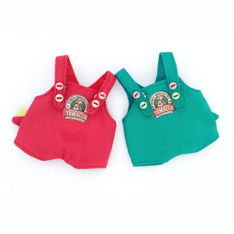 Ob11 Doll Monster Clothes Hat Overalls Dolls Short-Sleeved T-Shirt Doll Dinosaur Suit Accessories For Obitsu11, Ymy, Pd9 1/12bjd 5
