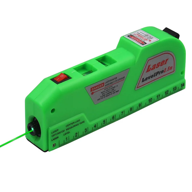 Bande Laser de niveau Laser multifonction, niveau Laser à ligne extérieure  rouge-vert de haute précision, Instrument de nivellement Laser, outil de  mesure Portable - AliExpress