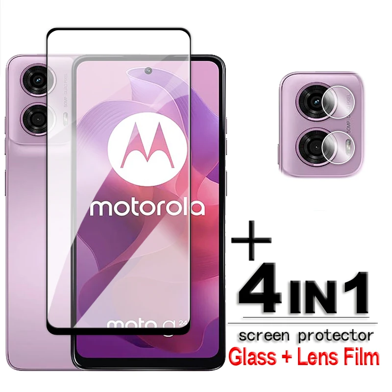 Per Motorola Moto G24 4G Vetro Per Motorola Moto G84 G54 G34 G24 G14 G04 Vetro Temperato 2.5D Full Cover Colla Hd Screen Protector
