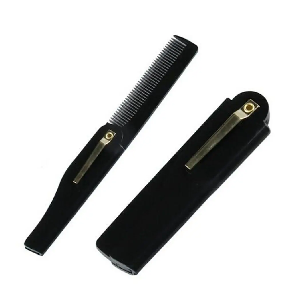 Shaping Tool Hairdressing Womens Mens Fashion Handmade Pocket Clip Hair Comb Beard Comb Moustache