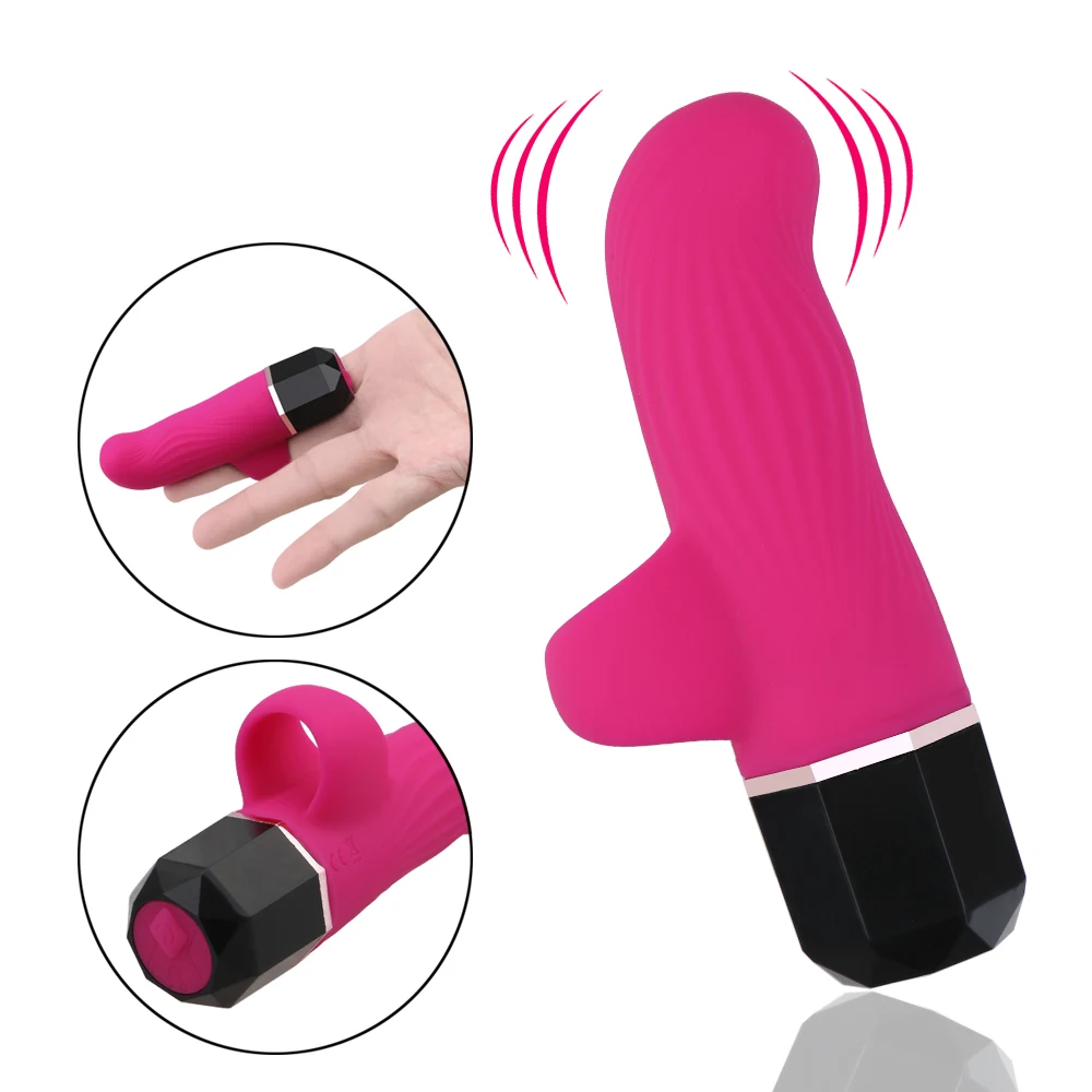 Frequenza G-spot 12 stimolatore del clitoride giocattoli sessuali per donne rossetto vibratore per dito sesso in silicone Pr_voghion.com