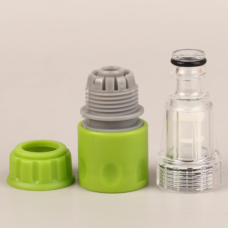 Water Connector +filter Accessories Car Washer Adapter Pressure Washer Filters Nets Hose Pipe Fitting Nozzle Garden