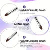 BQAN #2#4#6#8Oval Brush UV Gel Nail Brush Nail Art Painting Pen Tools Manicure Art Acrylic Brushes Nail Drawing Pen Tools 4