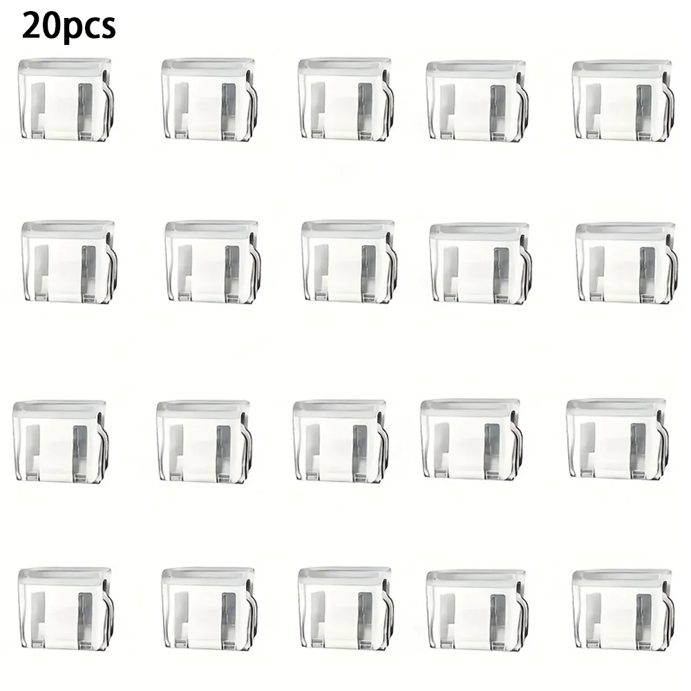 Clear Non-Slip Hemming Clips for Instant Trouser Shortening and Decoration