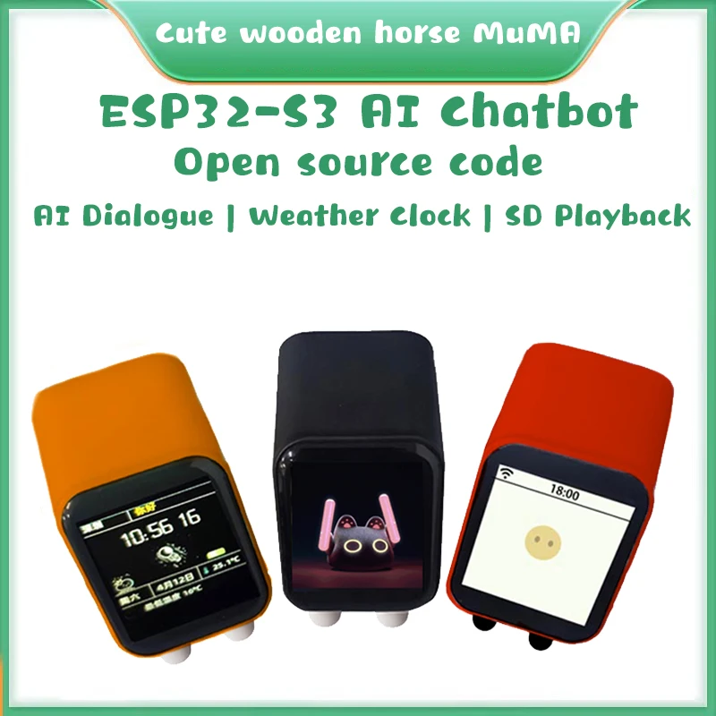 DeepSeek XiaoZhi AI Chat Robot ESP32-S3 1.54 inch LCD Development