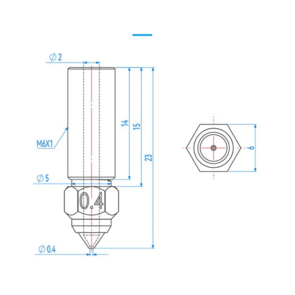 

Комплект сопел K1 для 3D-принтера, сопла из закаленной стали для экструдера из медного сплава, сопла для 3D-принтера K1, K1 MAX