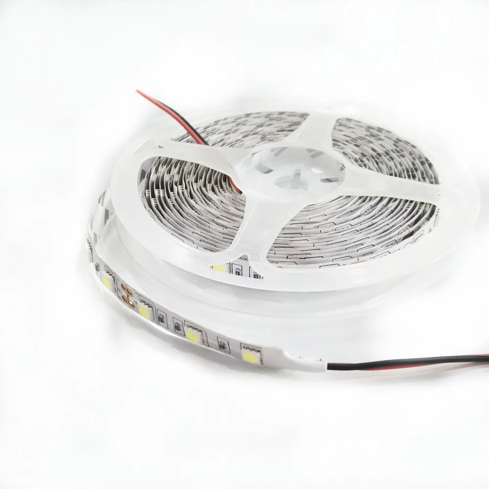 Cold White LED Strip Light, 12V, 5-Meter, Flexible, Non-Waterproof