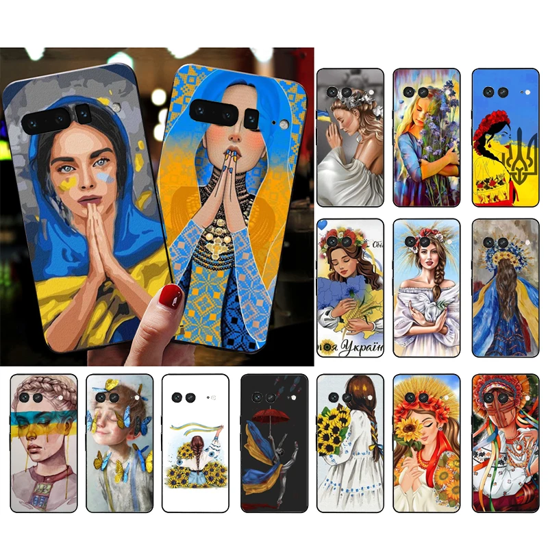 Love Ukraine Girl Phone Case Per Google Pixel 8 7 Pro 7A 6A 6 Pro 5A 4A 3A Pixel 4 Xl Pixel 5 6 4 3 3A Xl Funda