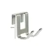 Space Aluminum Metal Shower Frameless Glass Door Hook Free Hole Towel Holder Hanger Bathroom Towel Rack For Bathroom Accessories 6