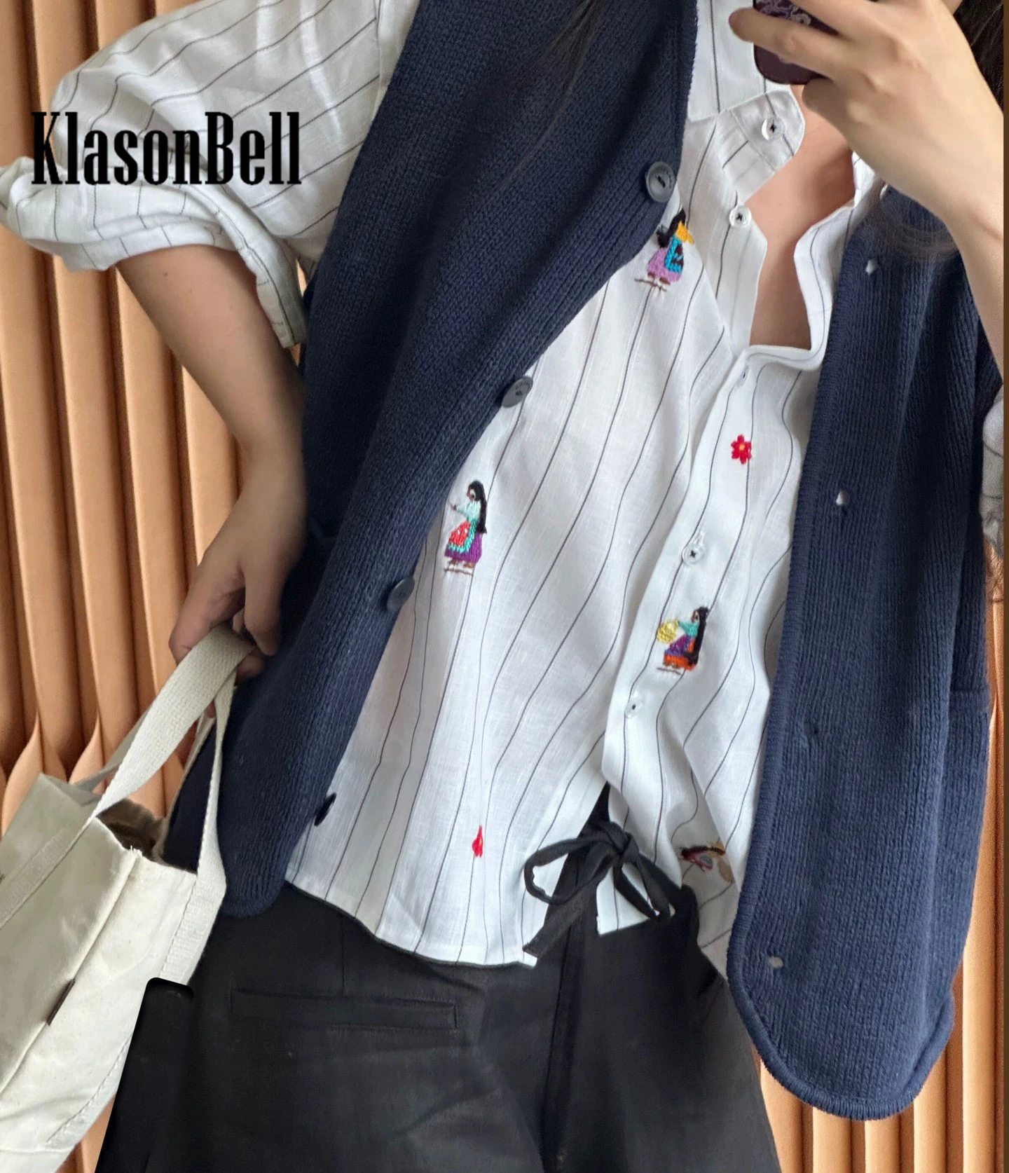 Illustrated Stripe Shirt