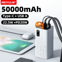 50000mAh Large Capacity Power Bank Portable 20000mAh UAB C PD 20W Fast Charging External Battery For iPhone 15 16 Xiaomi Samsung 1
