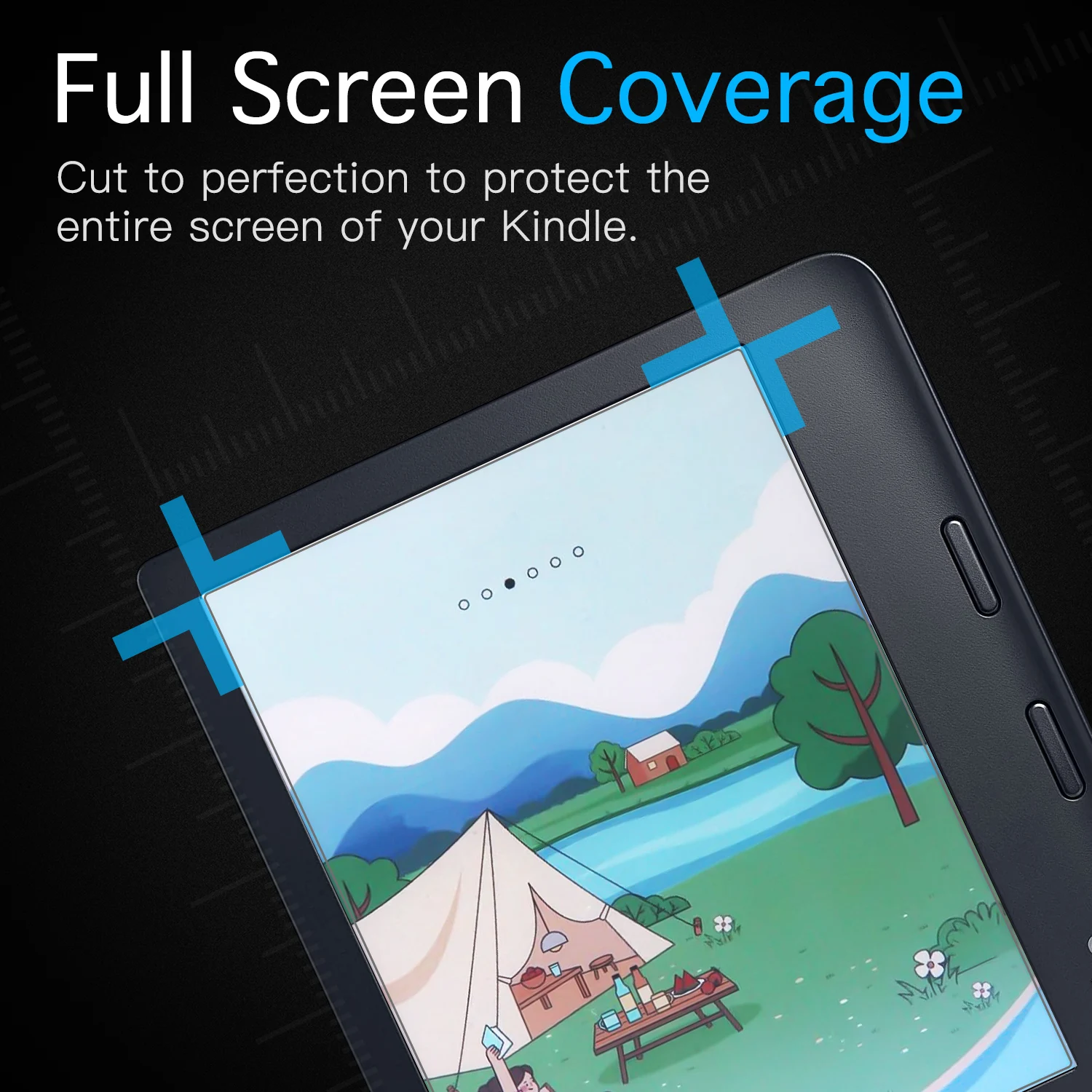 Matte Anti-Glare Screen Protector Pack for 7-Inch E-Readers - Premium PET Film (3-Pack)