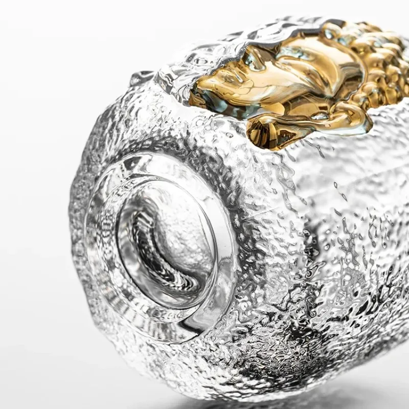 Master Cup Tea Set Luxury Crystal Glass Yinian Buddha Cup Jianzhan Household Cups Teaware Kitchen Dining Bar Home Garden