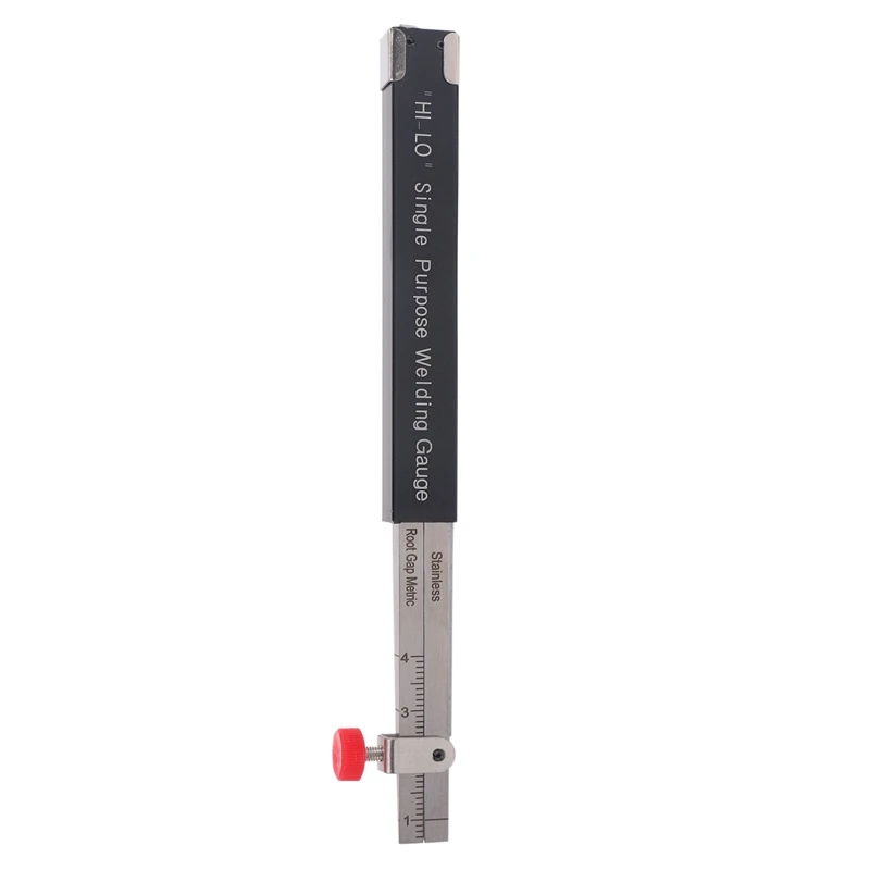 

2X Welding Inspection Scale Small Height Gauge Hi-Lo Dedicated Internal Welding Ruler Metric Size N19