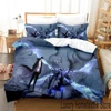 3D Print Anime Solo Leveling Bedding Set Duvet Cover Bed Set Quilt Cover Pillowcase Comforter king Queen Size Boys Adult Bedding 3