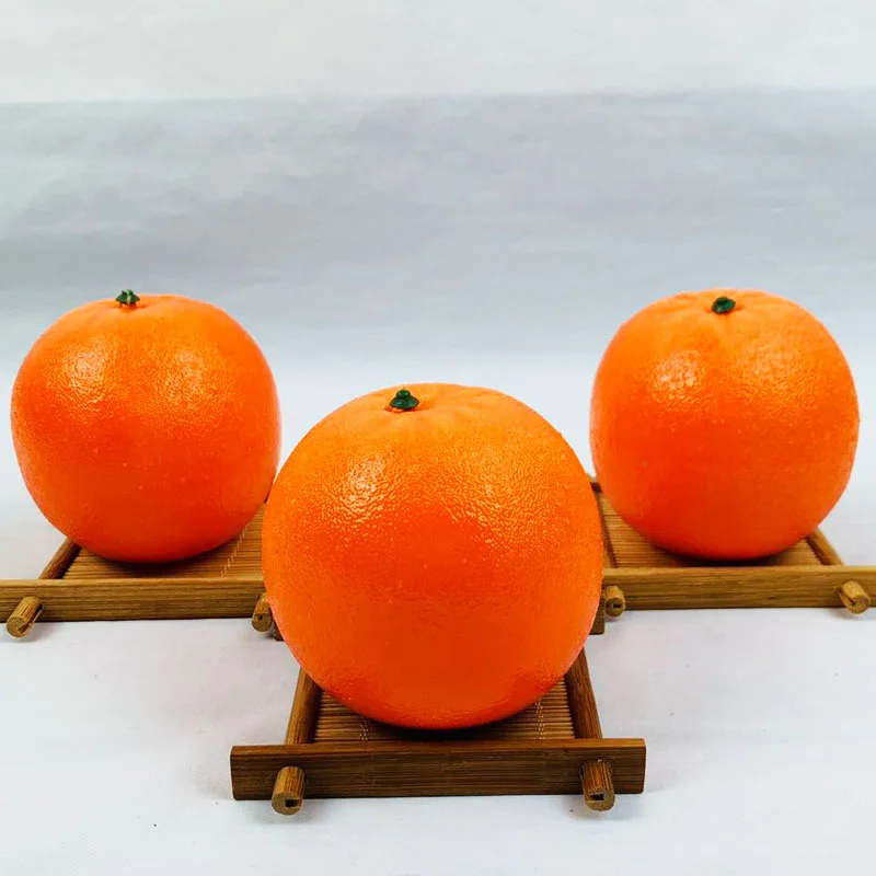 5PCS 8cm Artificial Oranges Home Garden Bedroom Living Room Decoration Festive & Party Supplies Fake Fruits Photography Props Artificial Plants Artificial Flowers Artificial Fruits And Vegetables