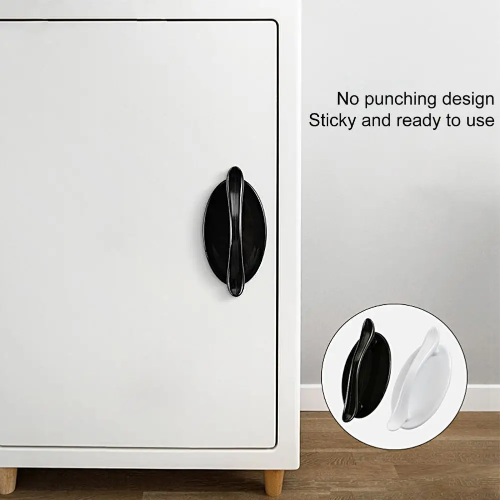 Puller Punchfree Self Adhesive Drawer Handle Plastic Nonsliding Grip Handle