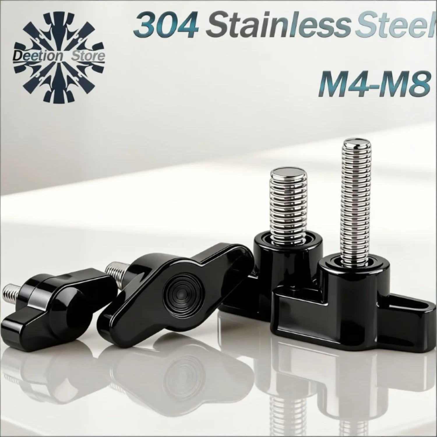 Stainless Steel T-Shaped Thumb Screw Handle for Quick Hand Tightening