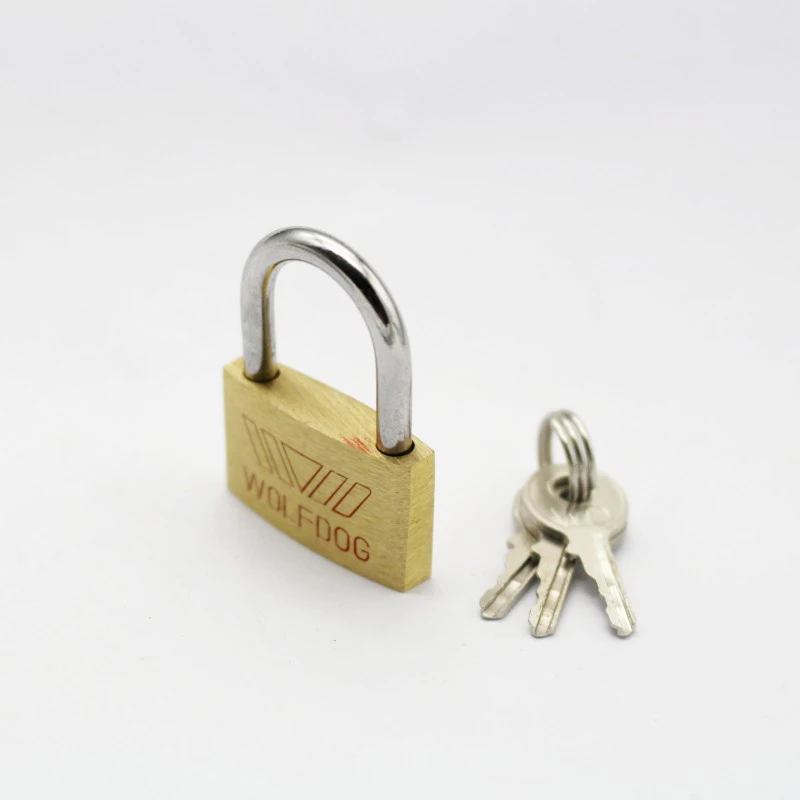 20mm 25mm 30mm 40mm 50mm Wolf Dog Copper Lock Small Lock Head Single Open Household Full Copper Padlock
