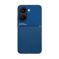Magnetic Anti - Slip Matte Phone Case, Ultra Protection and Style for POCO M7 4G (Blue)