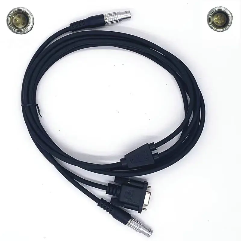 

Y-Type Data Wire GEV220 Cable 759257 For Leika TS/TM30 Connect External Battery Power Line Total Station Surveying