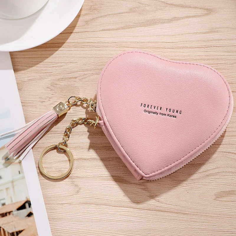 Heart Small Wallet Female | Wallet Girls Cute Heart | Female