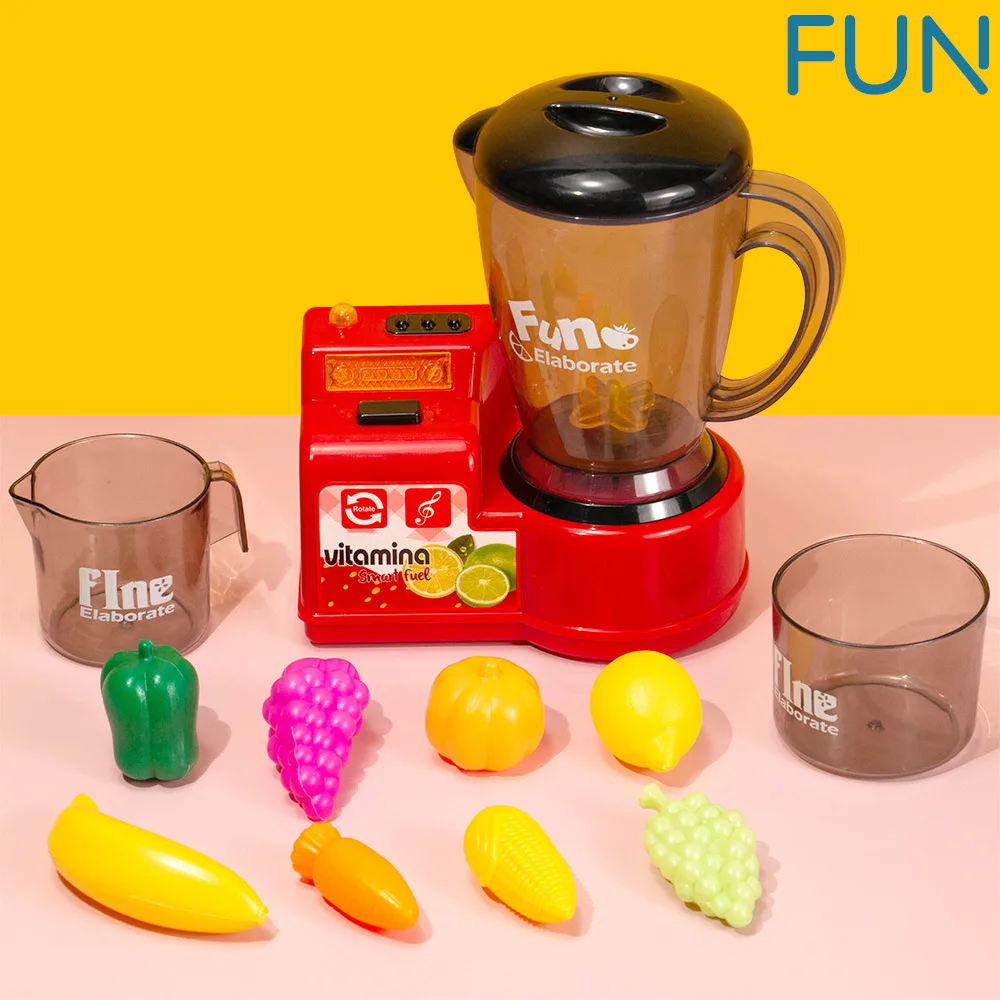 Kids Pretend Playset Toy Educational Learning Juicer machine Simulation Kitchen Home Appliances for Kids 3 Years & Up