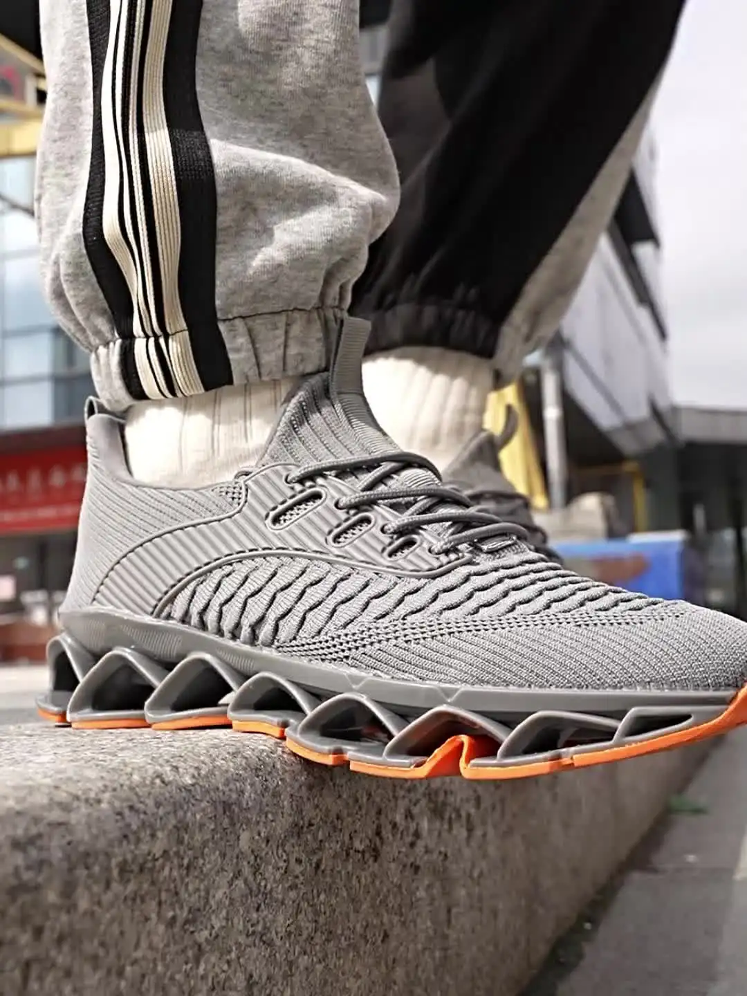 Мужские дышащие повседневные кроссовки модные для бега удобная одежда унисекс