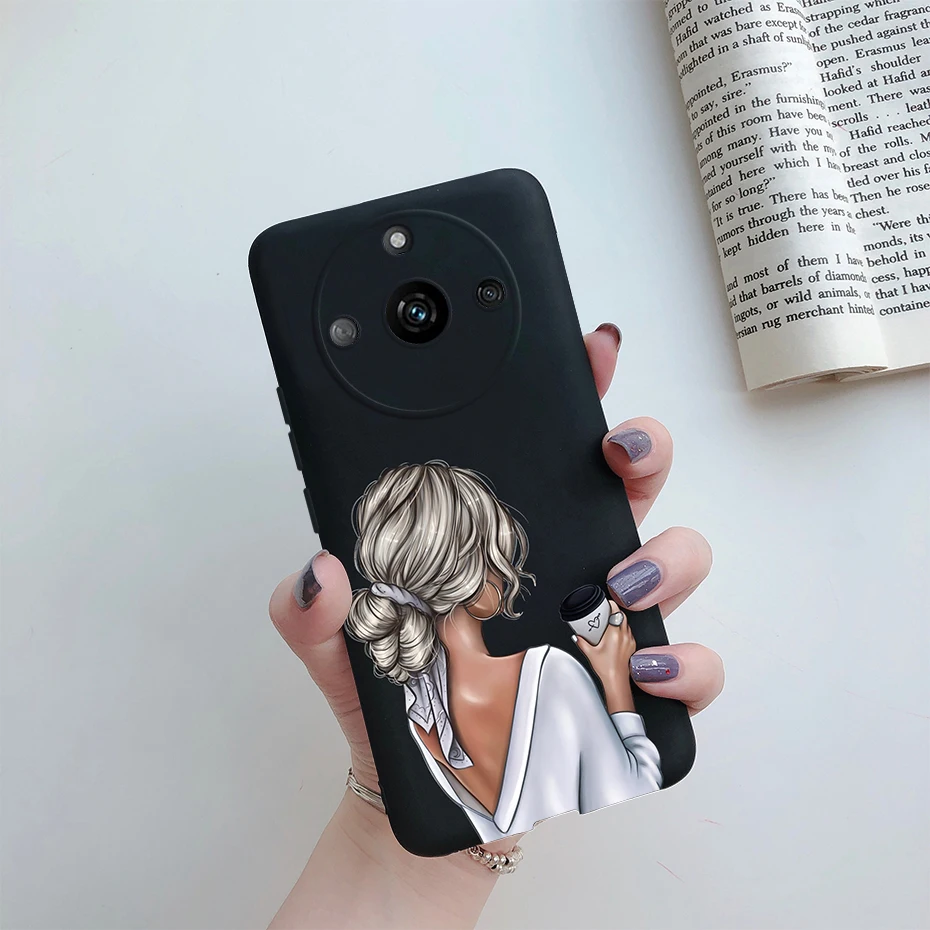 Stylish Pretty Girl Soft TPU Phone Case - Realme 11 Pro+ Collection