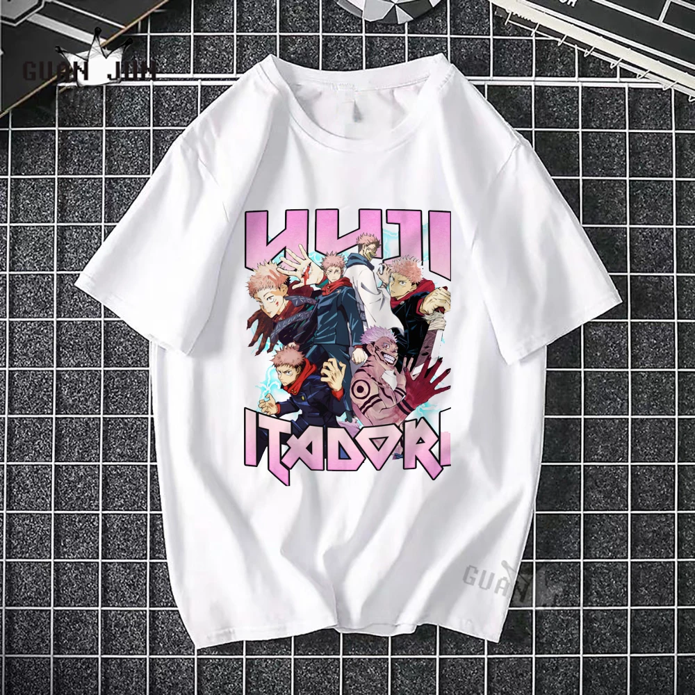 

Japanese Anime Jujutsu Kaisen T Shirt Men Cartoon Tshirt Attack on Titan Graphic Tees Manga Summer Tops Unisex Women Clothing