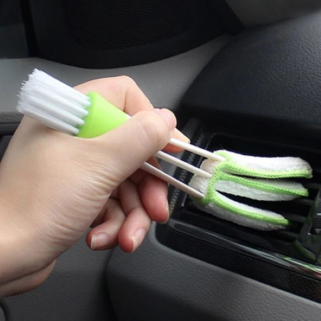 Car Vent Cleaner Brush Air Conditioner Vent Cleaner Detailing Dust Removal  Blinds Duster Outlet Brush Car-styling Auto Accessore - AliExpress