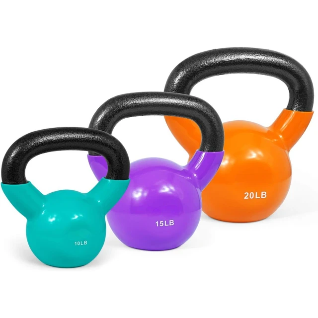 Kettle Bell Set, Suitable for Full Body Exercise Equipment Push Ups, Grip Strength Training, Dumbbell Weightlifting Exercises