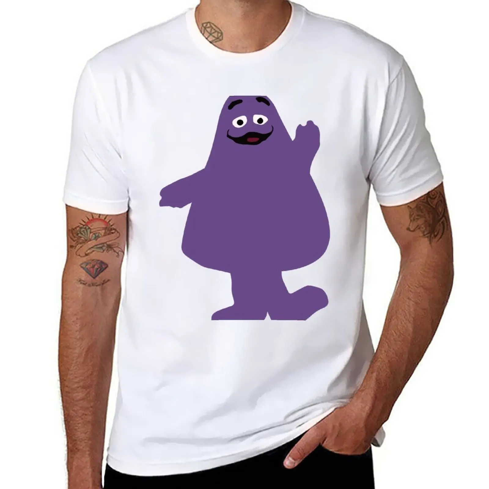 

New Grimace T-Shirt Tee shirt graphic t shirts boys white t shirts quick-drying t-shirt mens t shirt