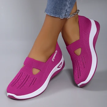 Women's summer breathable mesh flat shoes women's shoes casual sneakers shoes, clearance free shipping 1