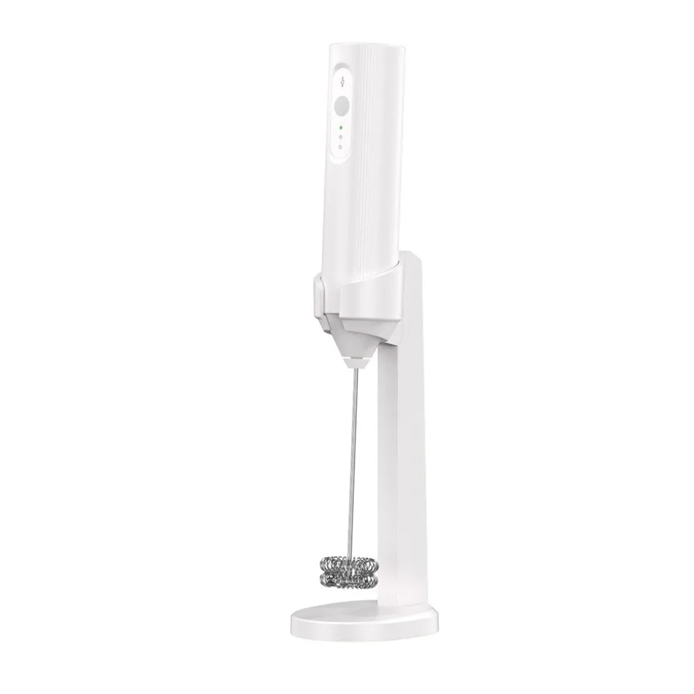 Stainless Steel Handheld Electric Milk Frother for Perfectly Foamed Drinks