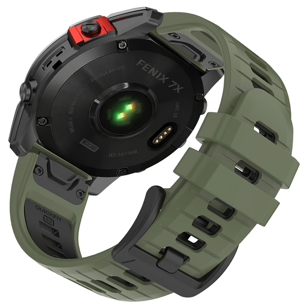 Durable Silicone Sports Watch Band - QuickFit Design