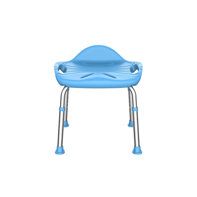 Lightweight Aluminum Alloy Bathroom Shower Chairs with Backrest Elderly Bath Chairs Furniture Shower Bench Non-slip Bath Seat