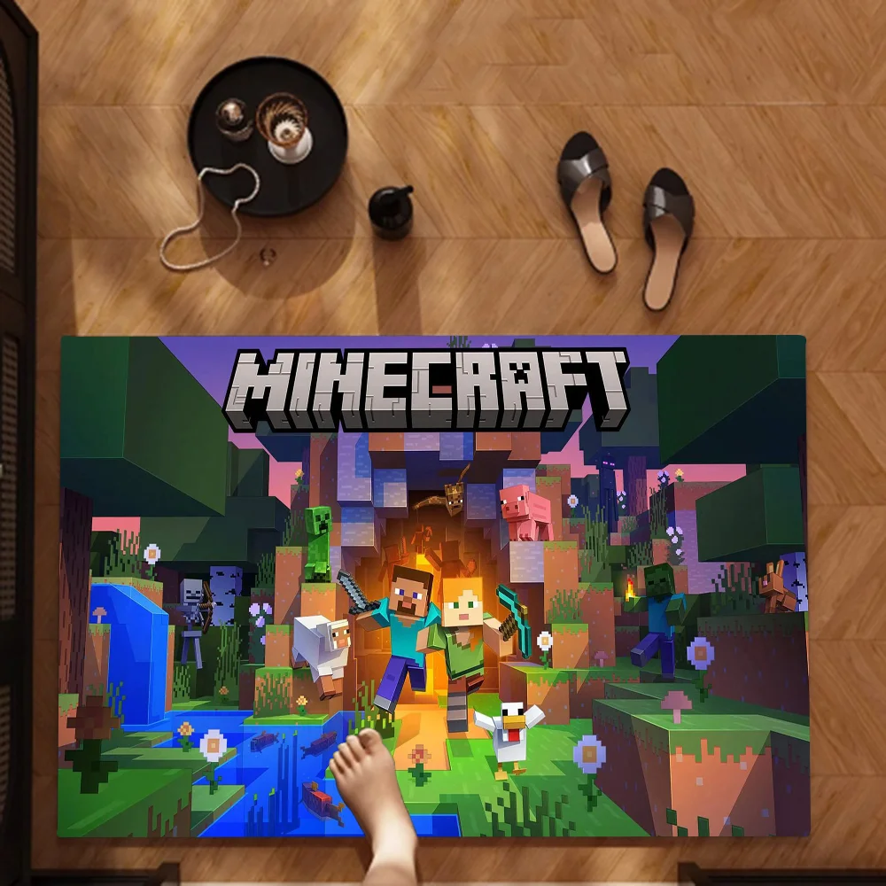Game M-Minecraft s Room Mats Cheaper Anti-slip Modern Living Room Balcony Printed Welcome Rug 3