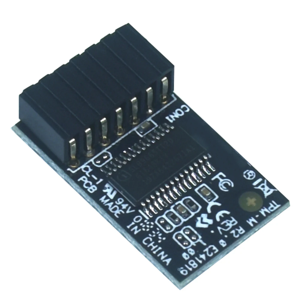 For Asus TPM-M R2.0 TPM Module LPC 14-1 Pin The Trusted Platform (TPM) Module 15x25mm TPM-M R2.0 Module for Asus Motherboards
