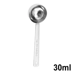 Premium Stainless Steel Coffee Scoop with Long Handle - Ideal (30ml)