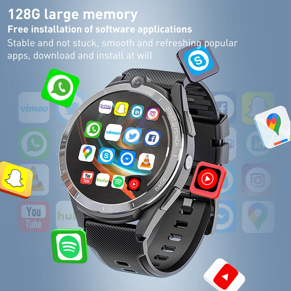 LEM16 Ʈ ġ 6G RAM 128GB ROM GPS Wifi  ī޶ 900Mah ū ͸ Smartwatch ȵ̵ 11