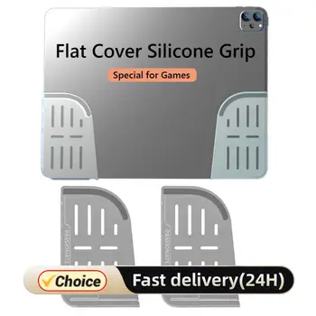 Z25 2 pezzi supporto per gioco mobile ausiliario in silicone morbido impugnature per tablet maniglia accessori da gioco per PUBG iPad antiscivolo anti-mistouch