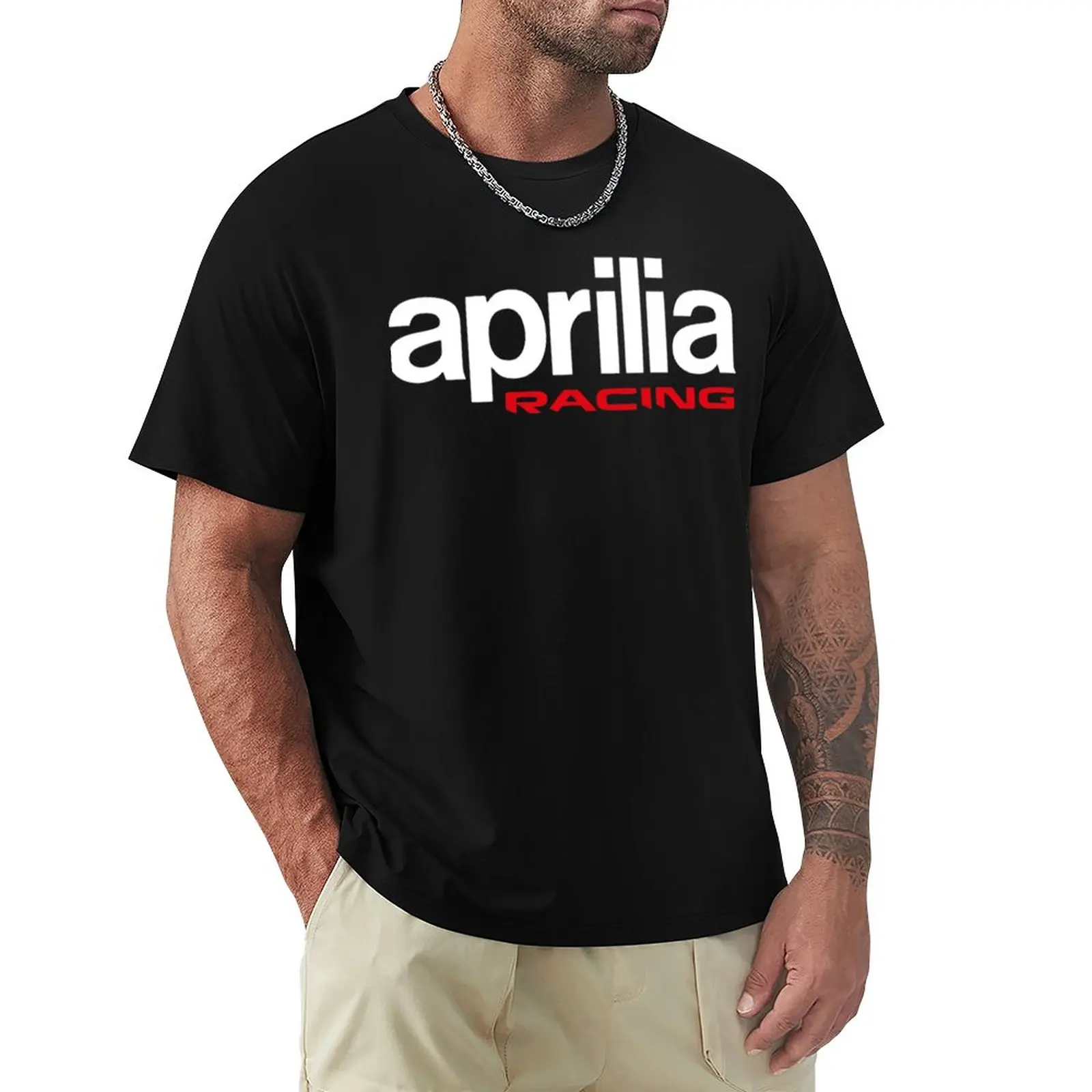 Best Seller - Aprilia Racing Merchandise T-Shirt Magliette Personalizzate T-Shirt Manica Corta Per Uomo