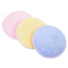 Microfiber Facial Scrubbers Round Cleansing Pads Makeup Remover Rounded Face Puffs Convenient Cosmetics Woman 2
