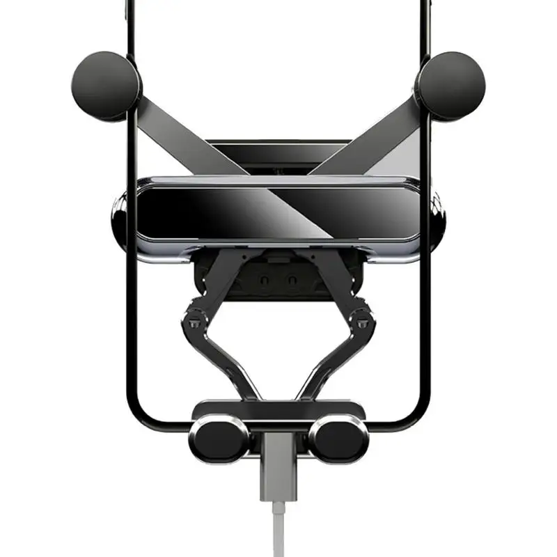 

Auto Clamping Car Phone Mount Folding Structure Phone Holding Supplies Air Outlet Mobile Phone Holder for Windshield Dashboard