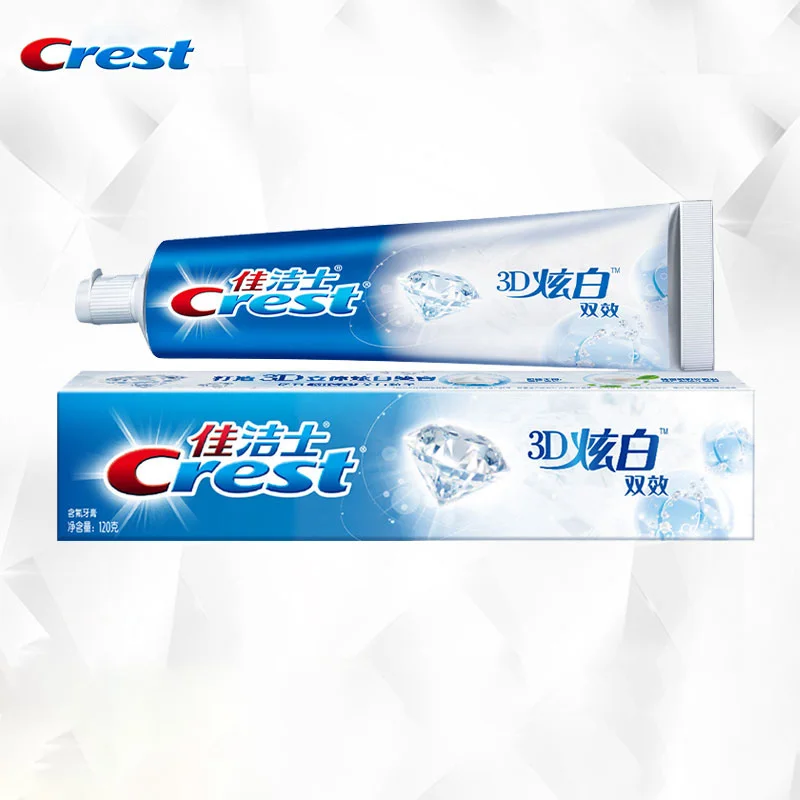 

Crest MICA Double-Effect Toothpaste Whitening with Scope Outlast Long Lasting Mint Flavor Tooth Paste 120g