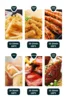 Air fryer, no flip, home large capacity, multifunctional, fully automatic, metal inner cavity, oil-free oven integrated 4